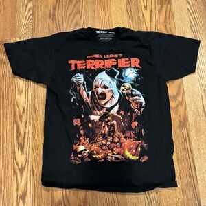 terrifier horror graphic tee